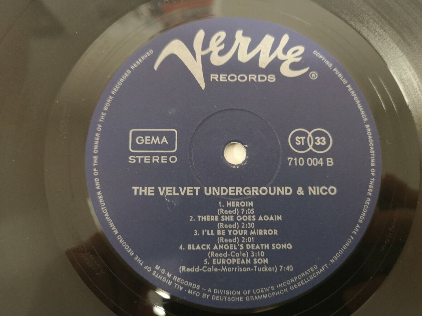 Velvet Underground "and Nico" Orig German w/ Torso Cover Rare VG+/EX