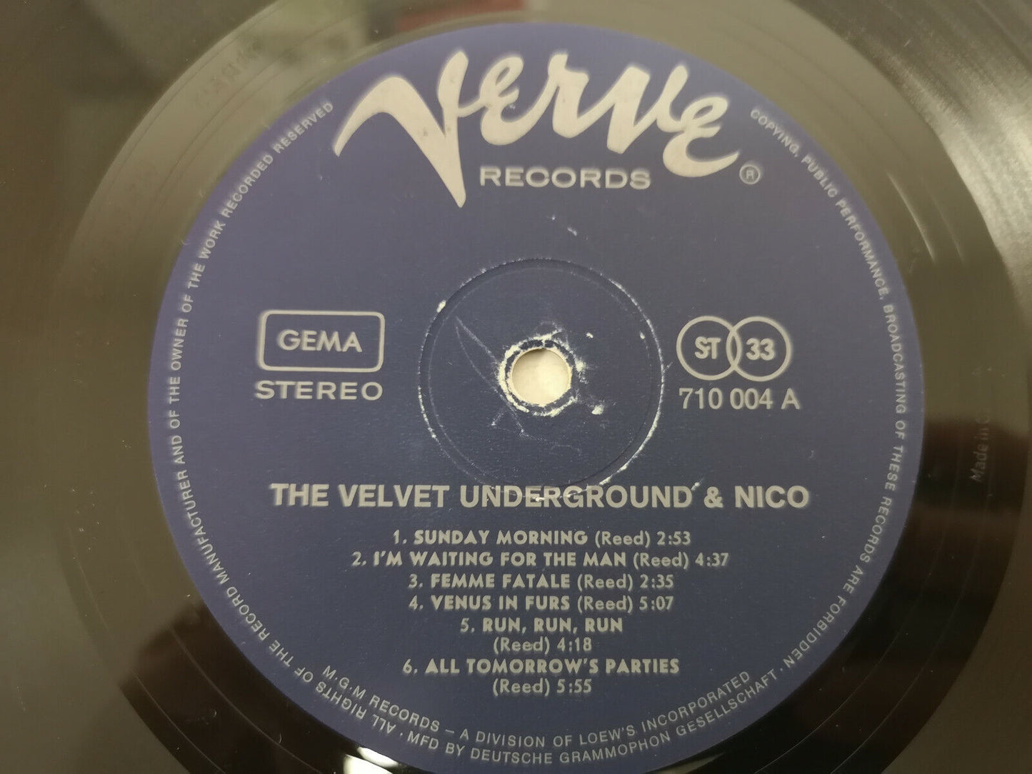 Velvet Underground "and Nico" Orig German w/ Torso Cover Rare VG+/EX