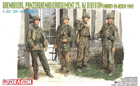 Grenadiers, Panzergrenadierregiment 25, HJ Division (Norrey-en-Bessin 1944) - DRAGON / CYBER HOBBY 1/35