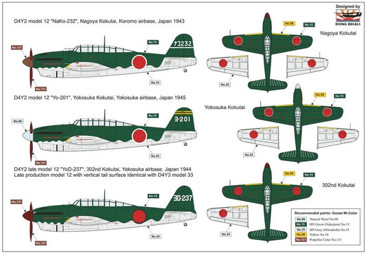 Yokosuka D4Y2 "Judy" - AZ MODEL 1/72