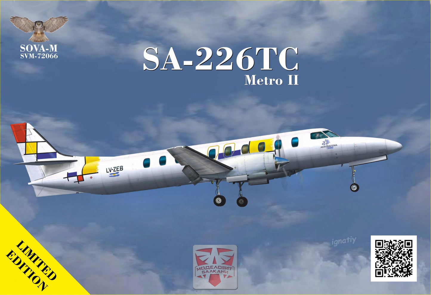 FAIRCHILD SA-226TC Metro II - SOVA-M 1/72