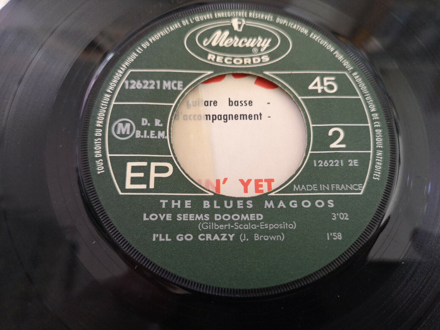 Blues Magoos "We ain't Got Nothin' Yet" Orig France EP 1966 M-/EX