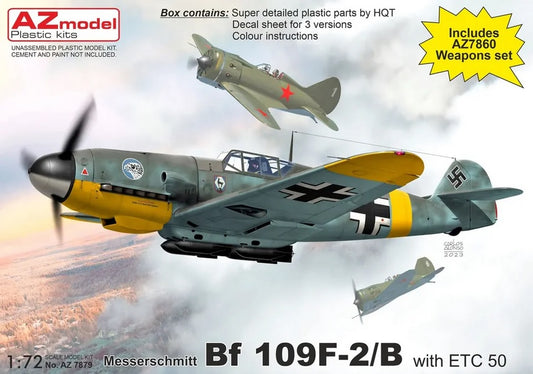 Bf 109F-2/B with ETC 50 - AZ MODEL 1/72