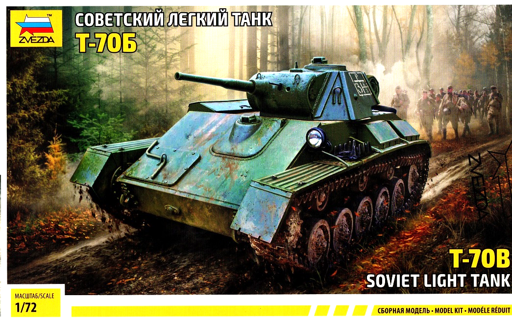 T-70B Soviet Light Tank - ZVEZDA 1/72