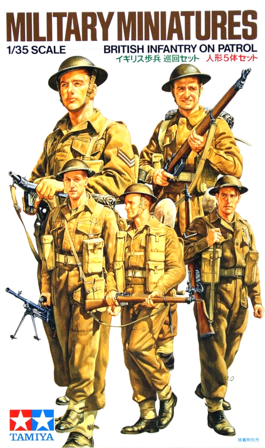 British Infantry On Patrol - Military Miniatures - TAMIYA 1/35