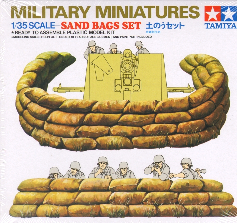 Sand Bags Set / Sacs de Sable - Military Miniatures - TAMIYA 1/35