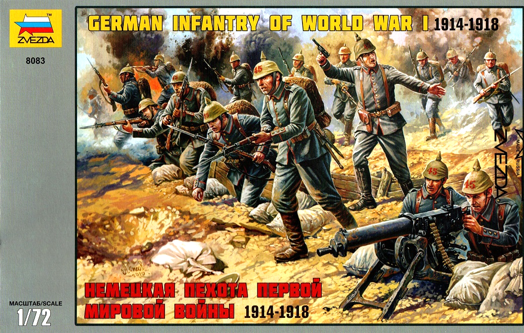 German Infantry of World War I (1914-1918) - ZVEZDA 1/72