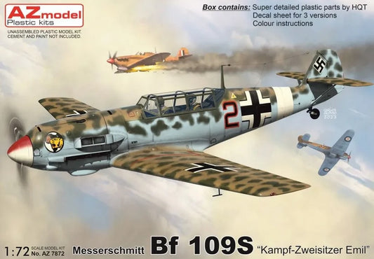 Messerschmitt Bf 109S "Kampf–Zweisitzer Emil" - AZ MODEL 1/72