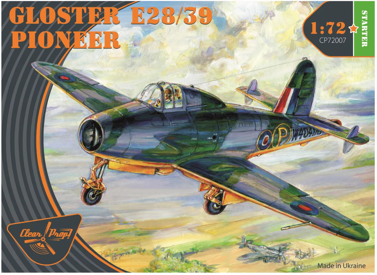 Gloster E28/39 Pioneer - CLEAR PROP 1/72