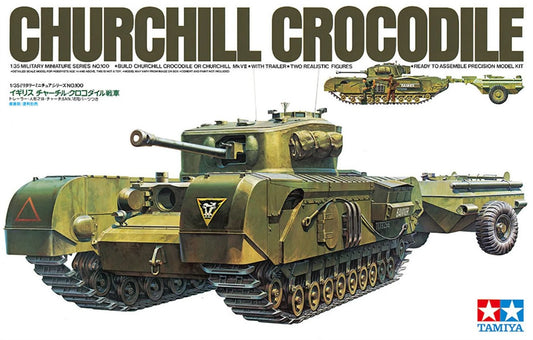 Churchill Crocodile (Churchill Crocodile ou Churchill Mk VII + trailer) - TAMIYA 1/35