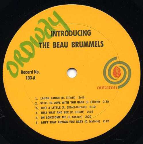 Beau Brummels "Introducing" Orig US Mono 1965 "Laugh Laugh"