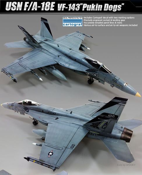 F/A-18E VF-143 "Pukin Dogs" - ACADEMY 1/72