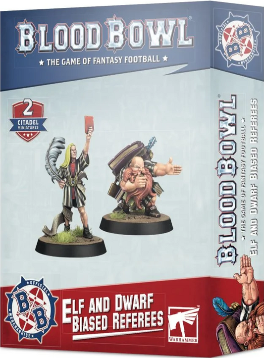 Elf & Dwarf Biased Referees / Arbitres Partiaux Elfe & Nain - Blood Bowl - Warhammer Age of Sigmar / Citadel
