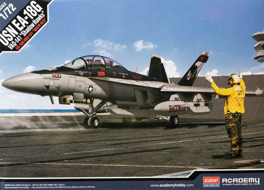 EA-18G Growler "U.S.N. Vaq-141 Shadow Hawks" - ACADEMY 1/72