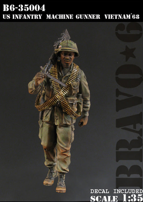 U.S. Infantry Machine Gunner, Vietnam '68 - Bravo 6 1/35