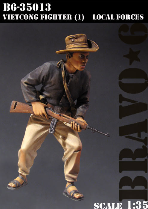 Vietcong Fighter (1), Local Forces - Bravo 6 1/35