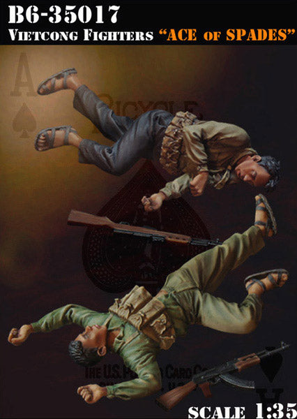 Vietcong Fighters "Ace of Spades" - Bravo 6 1/35