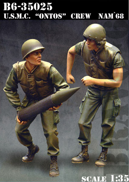 USMC "Ontos" Crew, Vietnam '68 - Bravo 6 1/35