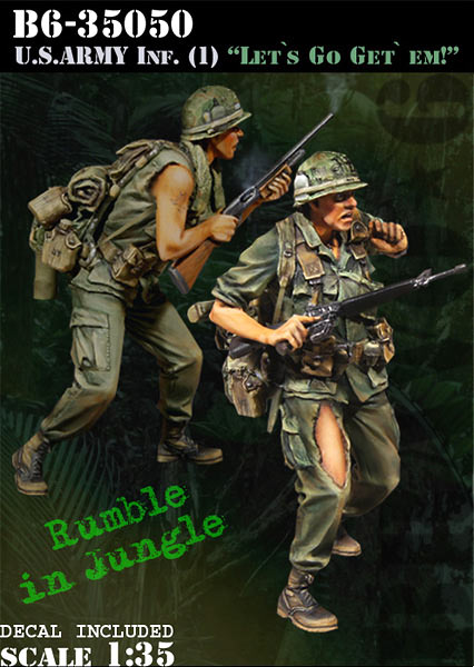 US Army Infantry (1) "Let`s Go Get' em!" - Bravo 6 1/35