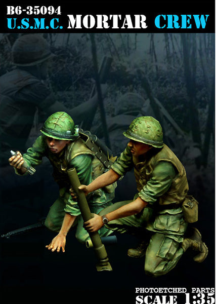 U.S.M.C. Mortar Crew - Bravo 6 1/35