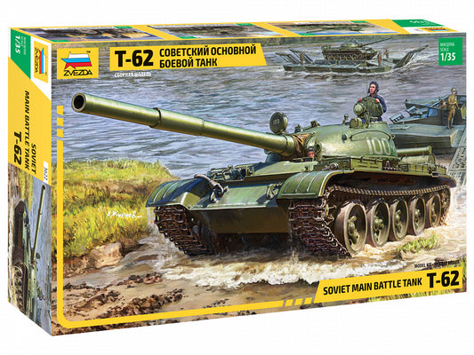 T-62 Soviet Main Battle Tank - ZVEZDA 1/35