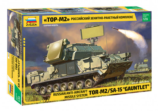 TOR-M2/SA-15 "Gauntlet" Russian Air Defense Missile System - ZVEZDA 1/35