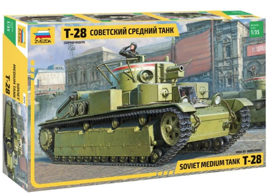 T-28 Soviet Medium Tank - ZVEZDA 1/35