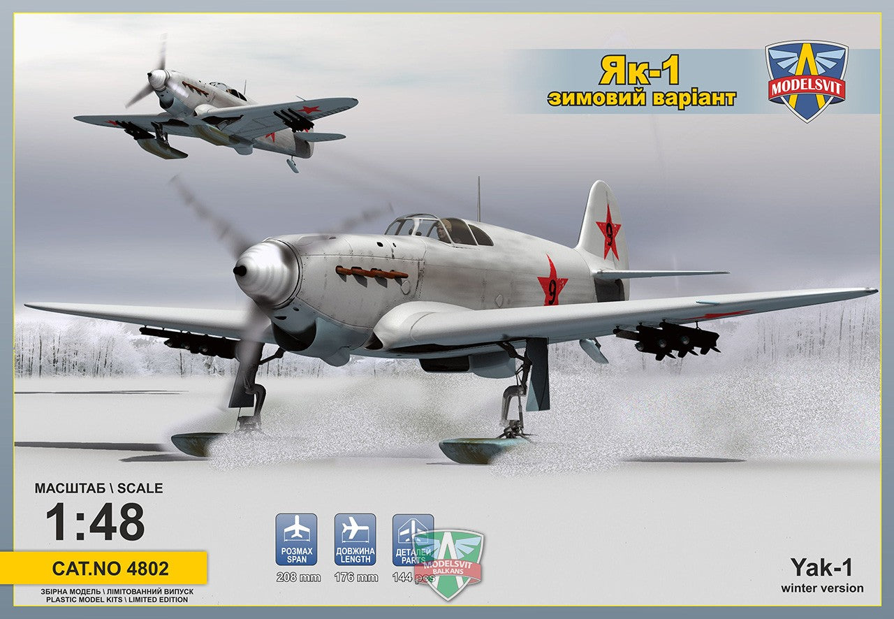Soviet Fighter Yak-1 - MODELSVIT 1/48