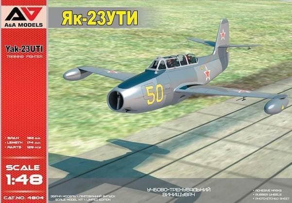 Yakovlev Yak-23 UTI Training Fighter - A&A MODELS 1/48