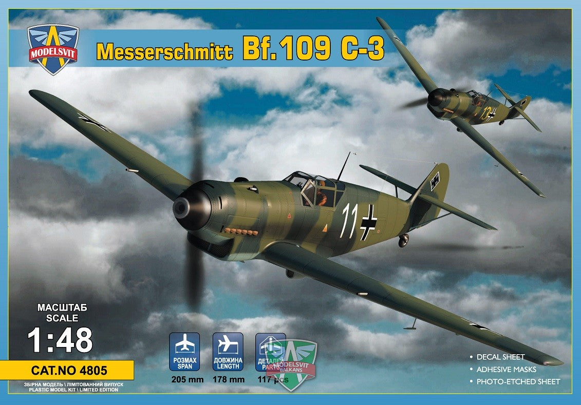 Messerschmitt Bf.109 C-3 - MODELSVIT 1/48