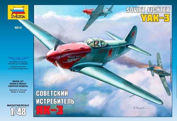 Yakovlev Yak-3 Soviet Fighter - ZVEZDA 1/48