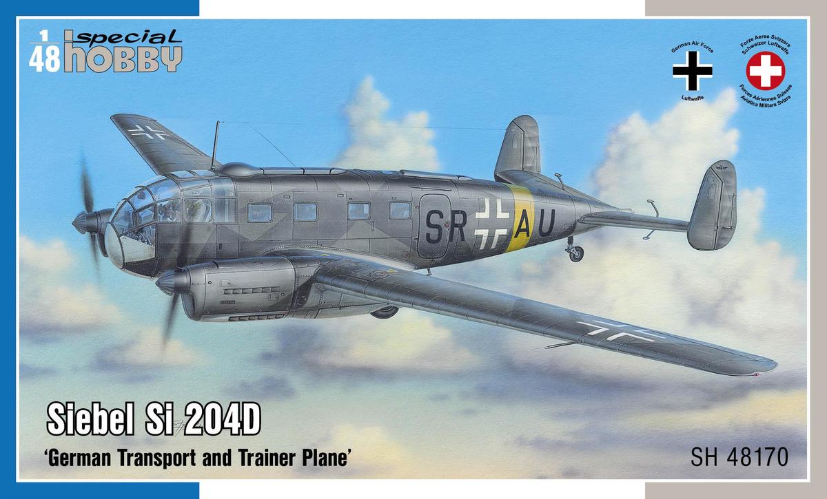 Siebel Si 204 - German Transport and Trainer Plane - SPECIAL HOBBY 1/48
