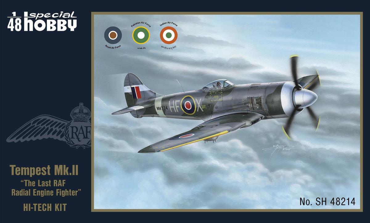 Hawker Tempest Mk.II The Last RAF Radial Engine Fighter - Hi-Tech Kit - SPECIAL HOBBY 1/48