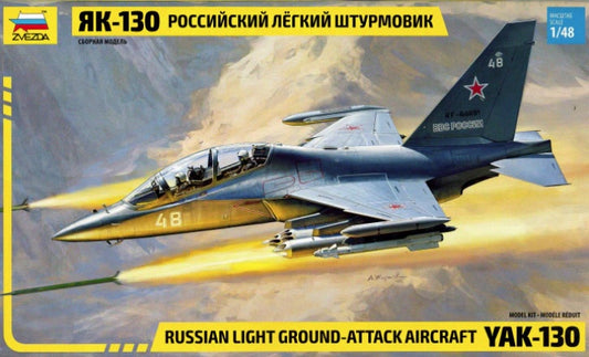 Yakovlev Yak-130 Russian Light Ground-Attack Aircraft  - ZVEZDA 1/48