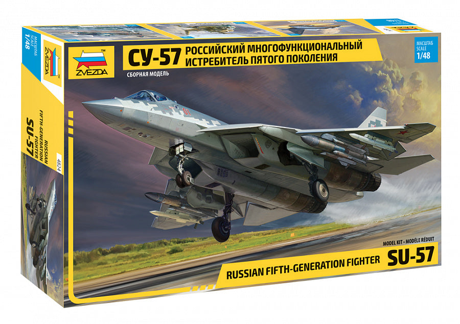 Sukhoi Su-57 Russian Fifth-Generation Fighter - ZVEZDA 1/48