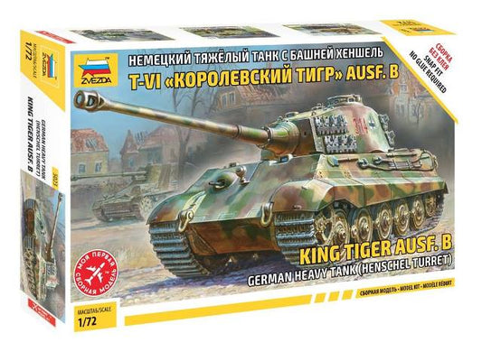 King Tiger Ausf. B German Heavy Tank (Henschel Turret) - ZVEZDA 1/72