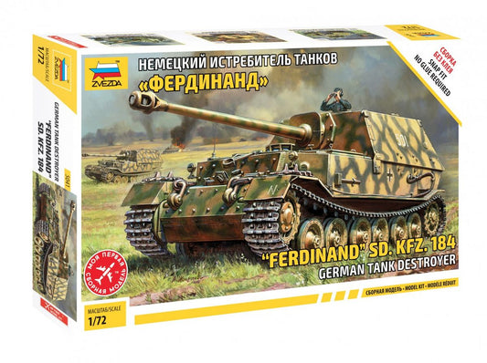 SD.KFZ.184 "Ferdinand" German Tank Destroyer - ZVEZDA 1/72