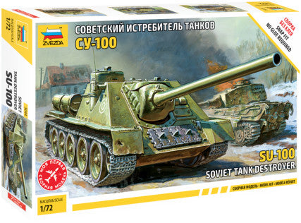 Su-100 Soviet Tank Destroyer - ZVEZDA 1/72