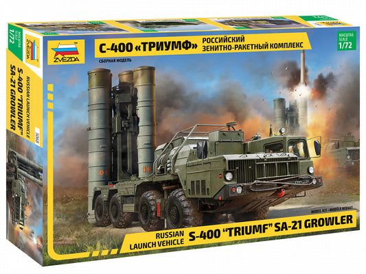 S-400 "Triumf" SA-21 Growler Russina Launch Vehicle  - ZVEZDA 1/72