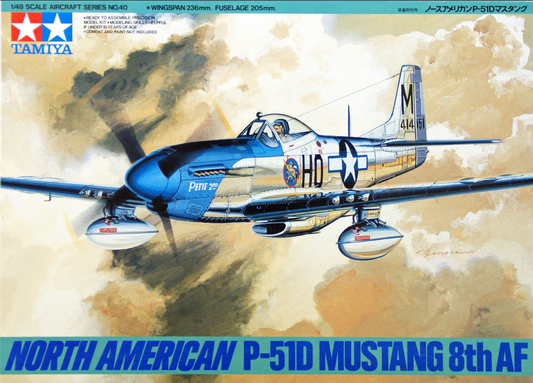 North American P-51D Mustang 8th AF - TAMIYA 1/48