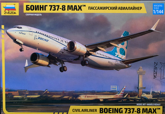 Boeing 737-8 MAX Civil Airliner - ZVEZDA 1/144