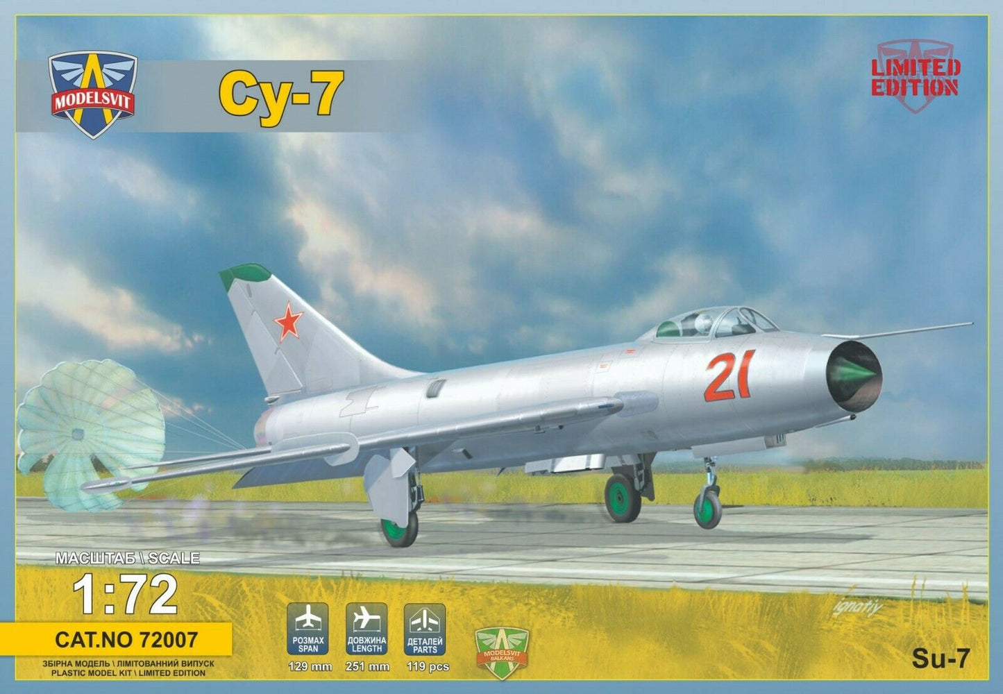 Sukhoi Su-7 Fitter-A - MODELSVIT 1/72
