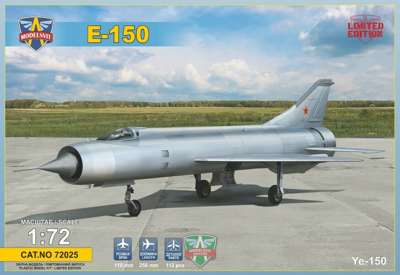 Mikoyan E-150 - MODELSVIT 1/72