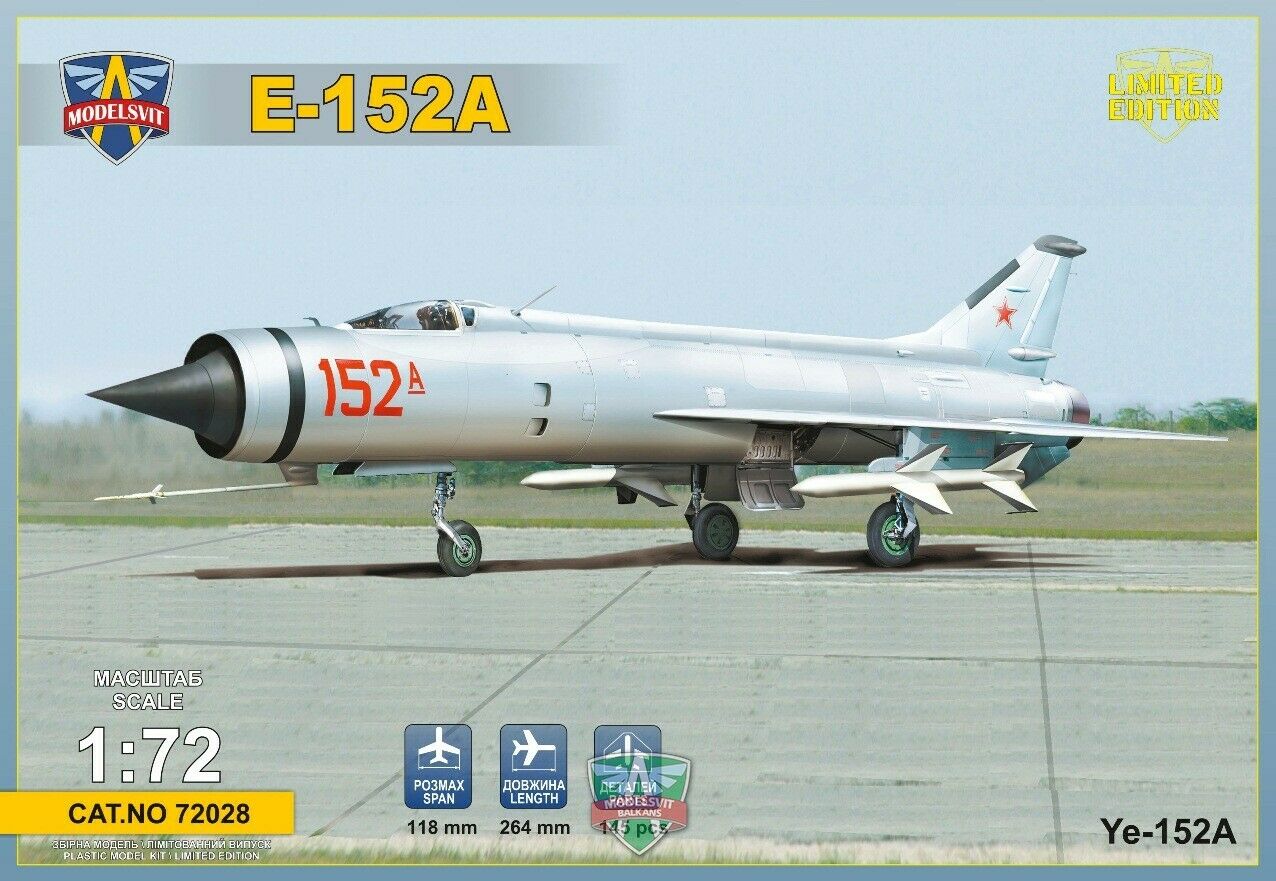 Mikoyan Ye-152A "Flipper" - MODELSVIT 1/72