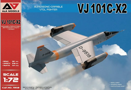 VJ101C-X2 - Supersonic-Capable VTOL Fighter - A&A MODELS 1/72