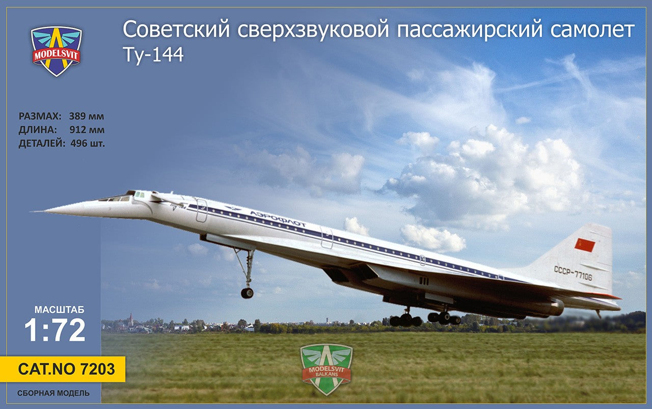 Tupolev Tu-144 - MODELSVIT 1/72
