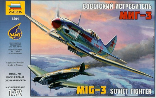 Mikoyan Mig-3 Soviet Fighter - ZVEZDA 1/72