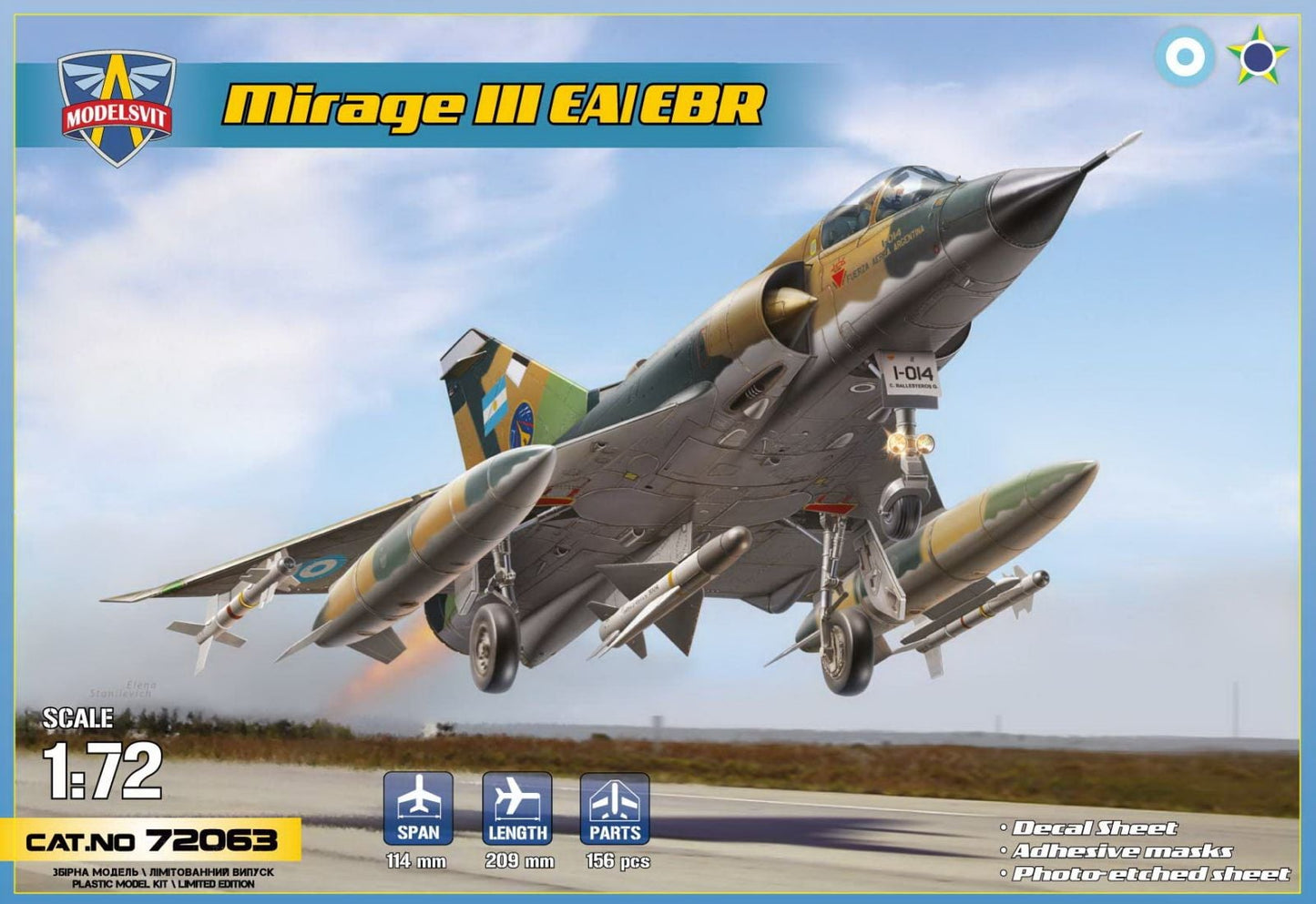 Dassault Mirage III EA/EBR - MODELSVIT 1/72