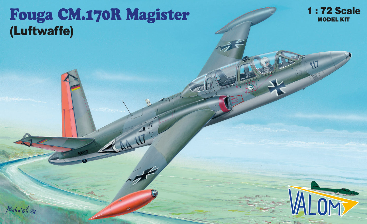 Fouga CM.170R Magister (Luftwaffe) - VALOM 1/72