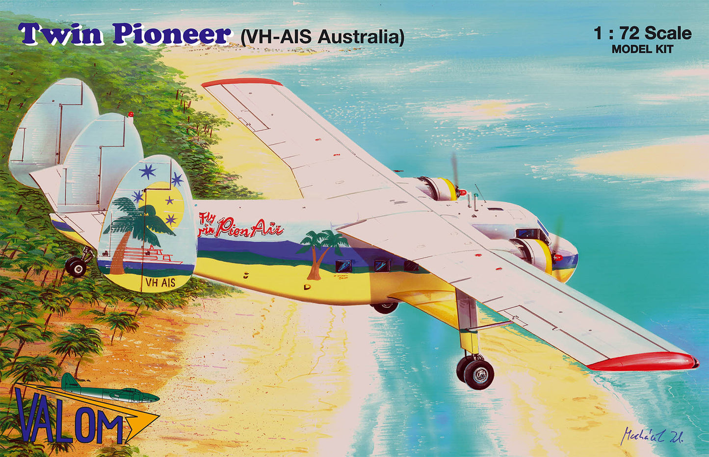 Scottish Aviation Twin Pioneer (VH-AIS Australia) - VALOM 1/72